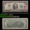 1976 $2 Federal Reserve Note 1st Day of Issue, with Stamp Grades Gem CU