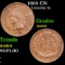 1863 CN Lincoln Cent 1c Grades Choice Unc