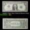 1963B $1 'Barr Note' Federal Reserve Note Grades f, fine