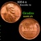 1954-s Lincoln Cent 1c Grades GEM+ Unc RB