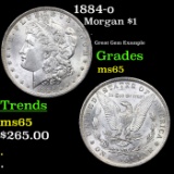 1884-o Morgan Dollar $1 Grades GEM Unc