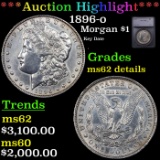 ***Auction Highlight*** 1896-o Morgan Dollar $1 Graded ms62 details By SEGS (fc)
