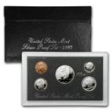 1997 United States Mint Silver Proof Set. 5 Coins Inside.