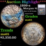 ***Auction Highlight*** 1899-s Morgan Dollar $1 Graded ms65 By SEGS (fc)