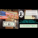 2003A $2 Federal Reserve Note, Uncirculated 2009 BEP Folio Issue (Richmond, VA) Grades Gem CU