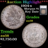 ***Auction Highlight*** 1904-s Morgan Dollar $1 Graded au58 By SEGS (fc)