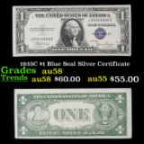 1935C $1 Blue Seal Silver Certificate Grades Choice AU/BU Slider