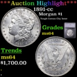 ***Auction Highlight*** 1891-cc Morgan Dollar $1 Graded ms64 BY SEGS (fc)