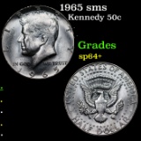 1965 sms Kennedy Half Dollar 50c Grades sp64+