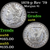 1878-p Rev '79 Morgan Dollar $1 Grades Choice AU/BU Slider