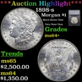 ***Auction Highlight*** 1898-s Morgan Dollar $1 Graded ms64+ By SEGS (fc)