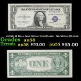 1935G $1 Blue Seal Silver Certificate - No Motto FR-1616 Grades Choice AU/BU Slider