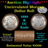 ***Auction Highlight*** 1889 & CC Uncirculated Morgan Dollar Shotgun Roll (fc)