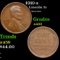 1919-s Lincoln Cent 1c Grades Choice AU