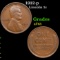 1912-p Lincoln Cent 1c Grades xf+