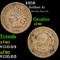 1859 Indian Cent 1c Grades xf
