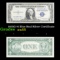 1935G $1 Blue Seal Silver Certificate Grades Choice AU