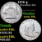 1950-p Franklin Half Dollar 50c Grades GEM FBL