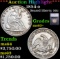 ***Auction Highlight*** 1854-o Seated Half Dollar 50c Graded ms63+ By SEGS (fc)