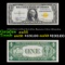1935A $1 Silver Certificate North Africa, Signatures of Julian & Morgenthau Grades Choice AU