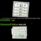 set of 4 non-concecutive 1976 $2 Green Seal Federal Reseve Note Grades CU
