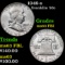 1949-s Franklin Half Dollar 50c Grades Select Unc FBL
