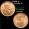 1944-p Lincoln Cent 1c Grades GEM Unc RD