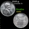 1943-p Lincoln Cent 1c Grades GEM+ Unc