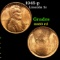 1945-p Lincoln Cent 1c Grades Select Unc RD