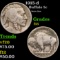 1915-d Buffalo Nickel 5c Grades f+