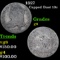 1827 Capped Bust Dime 10c Grades g+