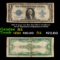 1923 $1 large size Blue Seal Silver Certificate, Fr-237 Signatures of Speelman & White Grades f+