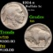 1924-s Buffalo Nickel 5c Grades f+