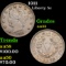 1911 Liberty Nickel 5c Grades Choice AU