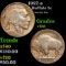1927-s Buffalo Nickel 5c Grades vf++
