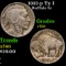 1913-p Ty I Buffalo Nickel 5c Grades vf++