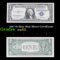 1957 $1 Blue Seal Silver Certificate Grades Select AU