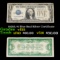 1928A $1 Blue Seal Silver Certificate Grades vf+