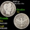 1915-p Barber Quarter 25c Grades f, fine