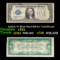 1928A $1 Blue Seal Silver Certificate Grades vf+