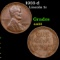 1933-d Lincoln Cent 1c Grades Choice AU