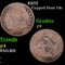 1833 Capped Bust Dime 10c Grades g, good