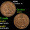 1860 Indian Cent 1c Grades Choice Unc
