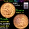 ***Auction Highlight*** 1889 Indian Cent 1c Graded ms65+ rb BY SEGS (fc)