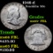 1948-d Franklin Half Dollar 50c Grades GEM+ FBL