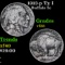 1913-p Ty I Buffalo Nickel 5c Grades vf++