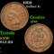 1908 Indian Cent 1c Grades xf+