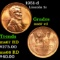 1951-d Lincoln Cent 1c Grades GEM++ Unc RD