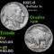 1915-d Buffalo Nickel 5c Grades vg+