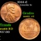 1944-d Lincoln Cent 1c Grades Gem+ Unc RD